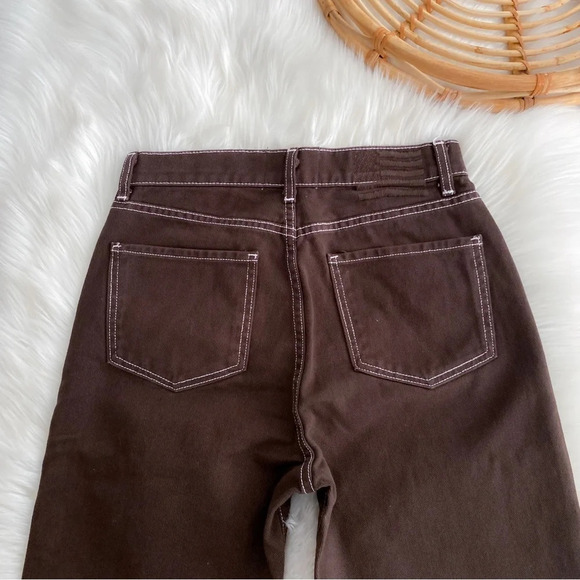 Revice Ex Boyfriend Miss Me Jeans Dark Brown Women’s 28 New - Picture 9 of 16
